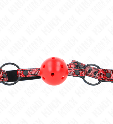 KINK - BOULE MOTIF DIAMANT 4,5 CM GAG MODÈLE 1 64,5 CM RÉGLABLE 42-60 CM by KINK COLLAR & GAG