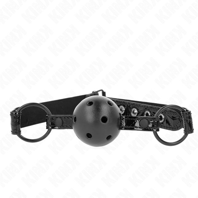 KINK - BOULE MOTIF DIAMANT 4,5 CM GAG MODÈLE 3 64,5 CM RÉGLABLE 42-60 CM by KINK COLLAR & GAG