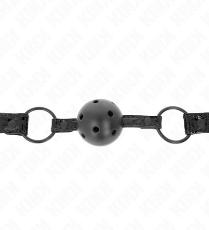 KINK - BOULE MOTIF DIAMANT 4,5 CM GAG MODÈLE 3 64,5 CM RÉGLABLE 42-60 CM by KINK COLLAR & GAG