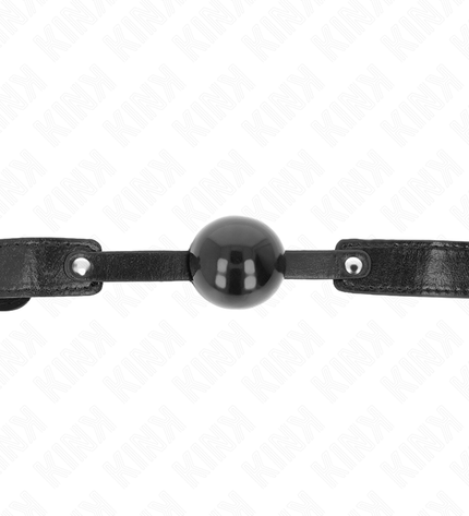 KINK - BALLE TPE SOUPLE 4 CM GAG MODÈLE 2 65 x 2,5 CM by KINK COLLAR & GAG