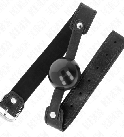 KINK - BALLE TPE SOUPLE 4 CM GAG MODÈLE 2 65 x 2,5 CM by KINK COLLAR & GAG