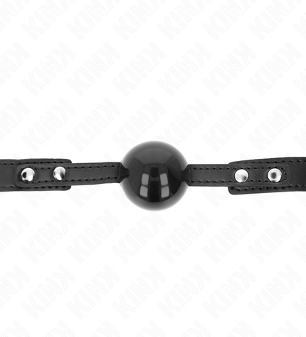 KINK - BALLE TPE SOUPLE 4 CM GAG MODÈLE 3 60 x 2 CM RÉGLABLE 37-52 CM by KINK COLLAR & GAG