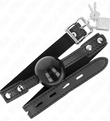 KINK - BALLE TPE SOUPLE 4 CM GAG MODÈLE 3 60 x 2 CM RÉGLABLE 37-52 CM by KINK COLLAR & GAG