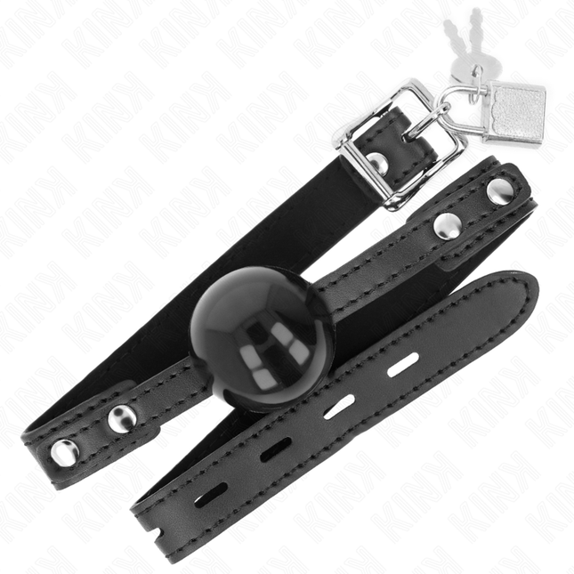 KINK - BALLE TPE SOUPLE 4 CM GAG MODÈLE 3 60 x 2 CM RÉGLABLE 37-52 CM by KINK COLLAR & GAG