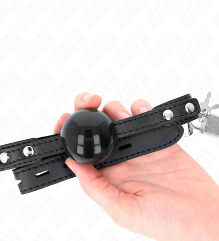 KINK - BALLE TPE SOUPLE 4 CM GAG MODÈLE 3 60 x 2 CM RÉGLABLE 37-52 CM by KINK COLLAR & GAG