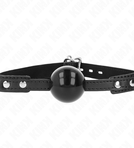 KINK - BALLE TPE SOUPLE 4 CM GAG MODÈLE 3 60 x 2 CM RÉGLABLE 37-52 CM by KINK COLLAR & GAG