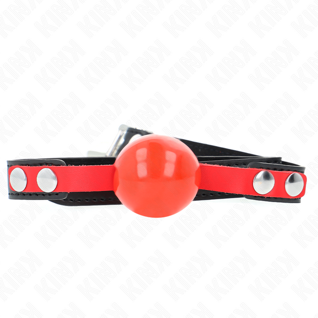 KINK - BALLE TPE SOUPLE 4 CM GAG MODÈLE 4 60 x 2 CM RÉGLABLE 37-52 CM by KINK COLLAR & GAG