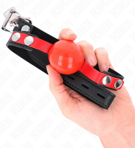 KINK - BALLE TPE SOUPLE 4 CM GAG MODÈLE 4 60 x 2 CM RÉGLABLE 37-52 CM by KINK COLLAR & GAG