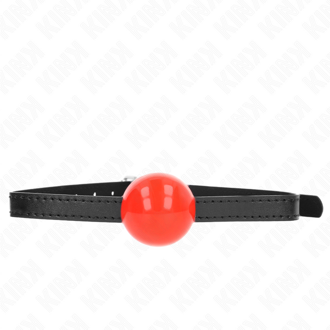 KINK - BALLE SOLIDE SIMPLE ROUGE 4 CM BAG 65 x 1,5 CM by KINK COLLAR & GAG
