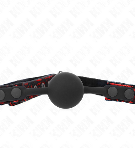 KINK - BOULE SILICONE SCANDALE 4 CM GAG MODÈLE 1 65 x 2 CM by KINK COLLAR & GAG