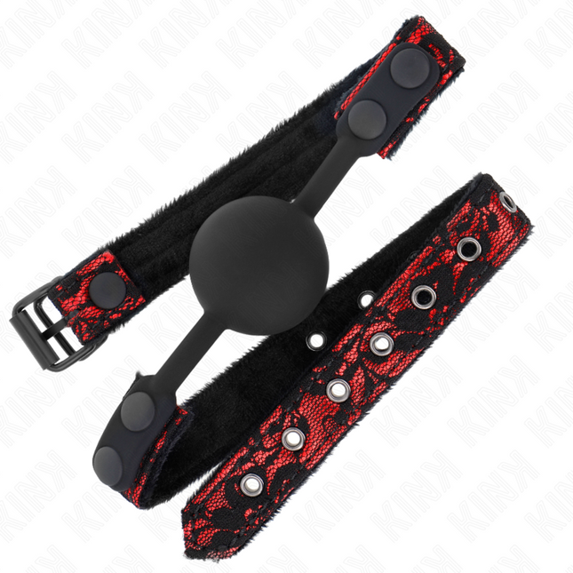 KINK - BOULE SILICONE SCANDALE 4 CM GAG MODÈLE 1 65 x 2 CM by KINK COLLAR & GAG