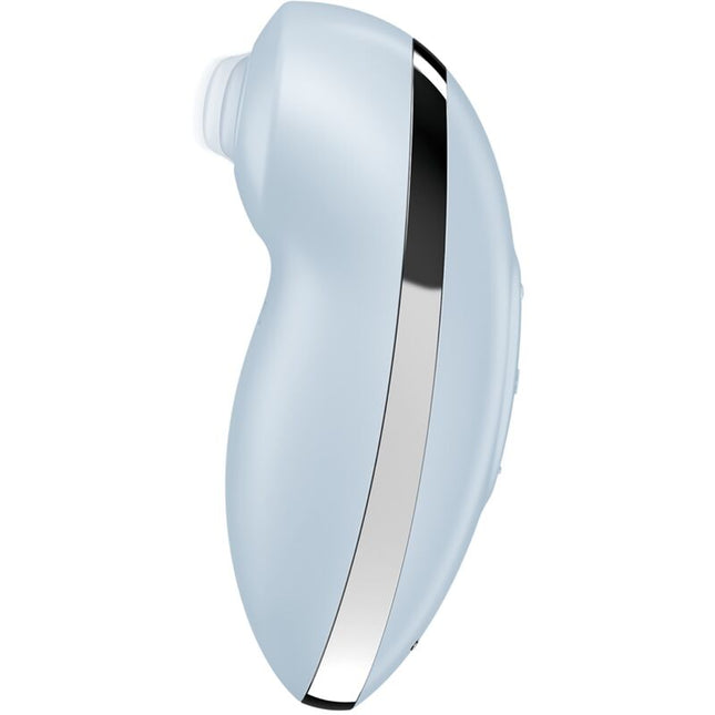 SATISFYER - TAP & CLIMAX 2 VIBRATEUR & STIMULATEUR BLEU by SATISFYER VIBRATOR