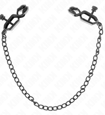 KINK - PINCES À METELLES CHAÎNE PLATE NOIR 30 CM by KINK NIPPLE GRIP