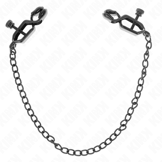 KINK - PINCES À METELLES CHAÎNE PLATE NOIR 30 CM by KINK NIPPLE GRIP