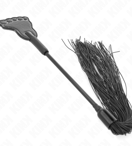 KINK - PAGAIE EN FORME DE PIED AVEC FOUET À GLAND 31 CM by KINK IMPACT & TOUCH