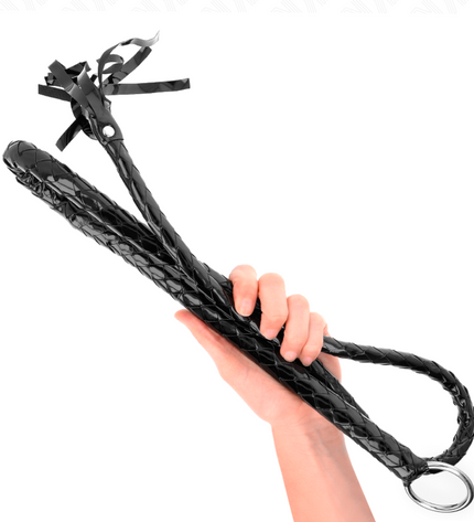 KINK - FOUET LONG EN PVC BRILLANT 138 CM by KINK IMPACT & TOUCH