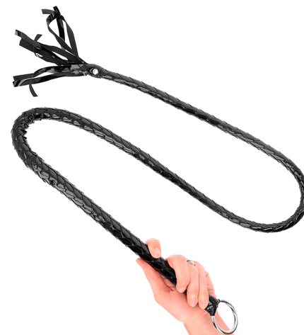 KINK - FOUET LONG EN PVC BRILLANT 138 CM by KINK IMPACT & TOUCH
