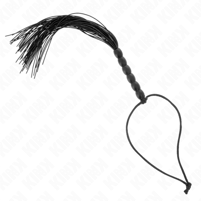 KINK - MINI FOUET EN SILICONE AVEC 6 BILLES NOIRES 26 CM by KINK IMPACT & TOUCH