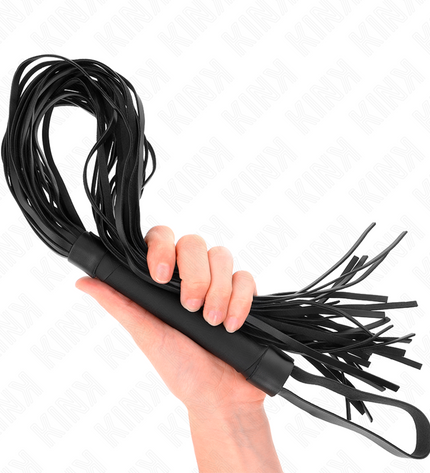 KINK - FOUET IMITATION PEAU DE MOUTON 60 CM by KINK IMPACT & TOUCH