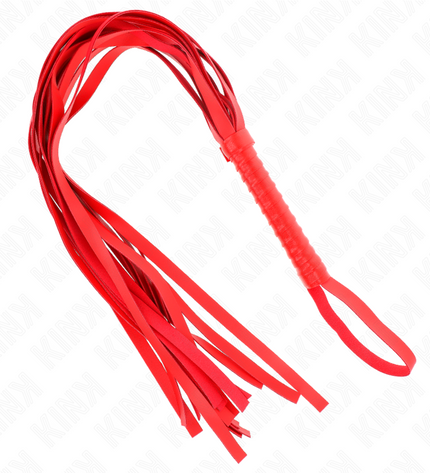 KINK - FOUET ROUGE MANCHE COURT LONG QUEUE 70 CM by KINK IMPACT & TOUCH