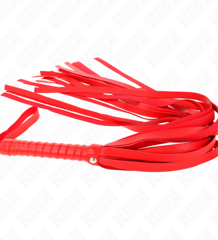KINK - FOUET ROUGE MANCHE COURT LONG QUEUE 70 CM by KINK IMPACT & TOUCH