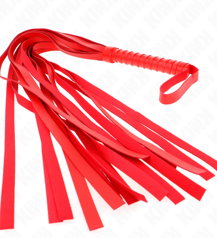 KINK - FOUET ROUGE MANCHE COURT LONG QUEUE 70 CM by KINK IMPACT & TOUCH