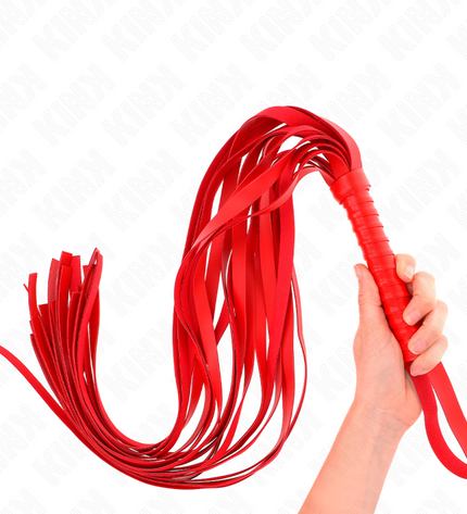 KINK - FOUET ROUGE MANCHE COURT LONG QUEUE 70 CM by KINK IMPACT & TOUCH