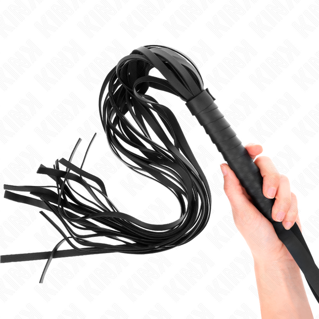 KINK - FOUET NEGRO MANCHE COURT LONG QUEUE 70 CM by KINK IMPACT & TOUCH