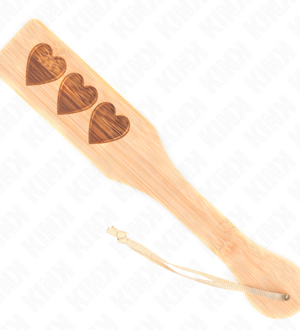 KINK - PALETTE EN BAMBOU DESIGN COEUR 32 X 5,5 CM by KINK IMPACT & TOUCH