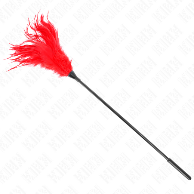 KINK - PLUSIEURS PLUMES DE CHATOUILLES ROUGES 45 CM by KINK IMPACT & TOUCH