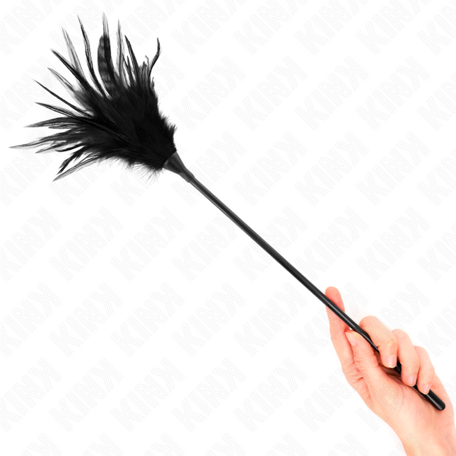 KINK - PLUSIEURS PLUMES DE CHATOUILLES NOIRES 45 CM by KINK IMPACT & TOUCH