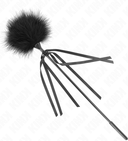 KINK - PLUMES CHACOUILLÉES AVEC N&OElig;UD 35 CM by KINK IMPACT & TOUCH