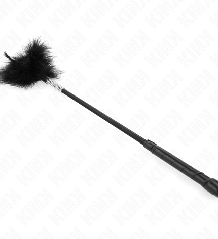 KINK - PLUMES CHACOUILLES AVEC MANCHE STRASS 50 CM by KINK IMPACT & TOUCH