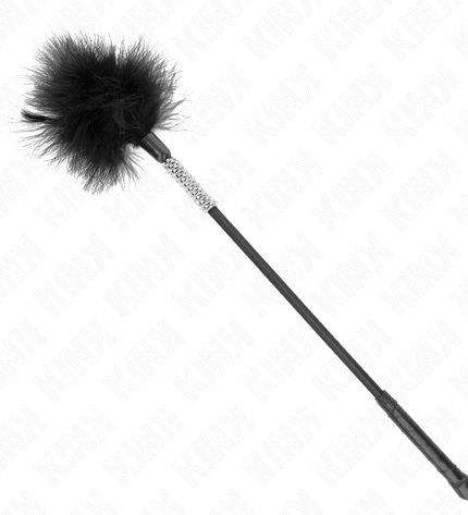 KINK - PLUMES CHACOUILLES AVEC MANCHE STRASS 50 CM by KINK IMPACT & TOUCH