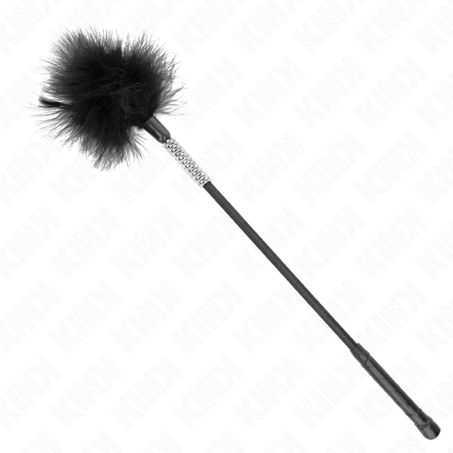 KINK - PLUMES CHACOUILLES AVEC MANCHE STRASS 50 CM by KINK IMPACT & TOUCH