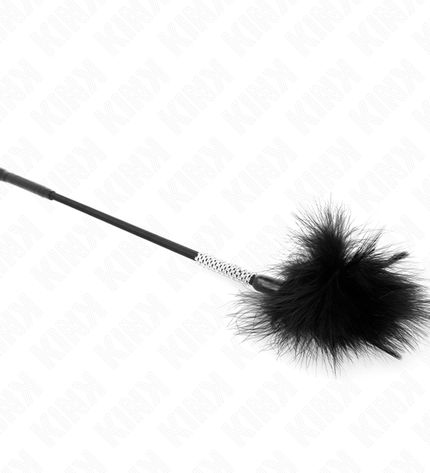 KINK - PLUMES CHACOUILLES AVEC MANCHE STRASS 50 CM by KINK IMPACT & TOUCH