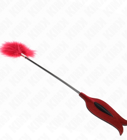 KINK - PLUMES DE CHACOUILLES AVEC PALETTE EN FORME DE ROSE 8 CM by KINK IMPACT & TOUCH