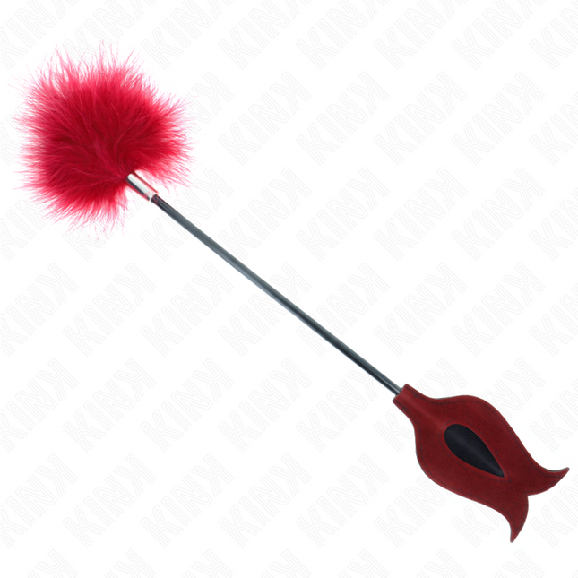KINK - PLUMES DE CHACOUILLES AVEC PALETTE EN FORME DE ROSE 8 CM by KINK IMPACT & TOUCH