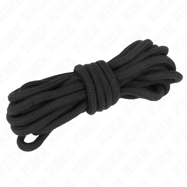 KINK - CORDE EN COTON 10 MÈTRES NOIR by KINK ROPE ARTS