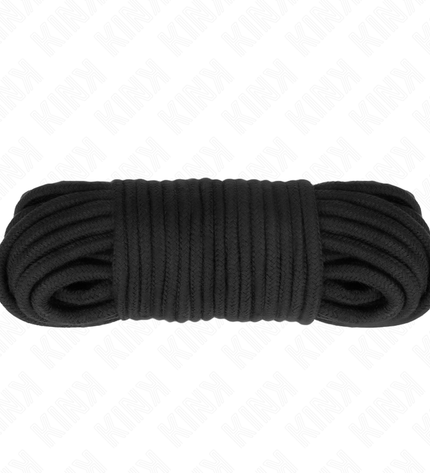 KINK - CORDE EN COTON 20 MÈTRES NOIR by KINK ROPE ARTS