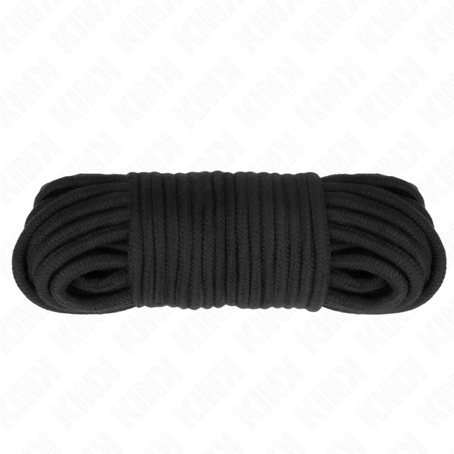 KINK - CORDE EN COTON 20 MÈTRES NOIR by KINK ROPE ARTS