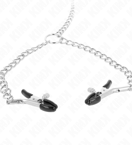 KINK - 4 PINCES À METON CHAÎNE 32 CM AVEC PETITES CHAÎNES 14 CM by KINK NIPPLE GRIP