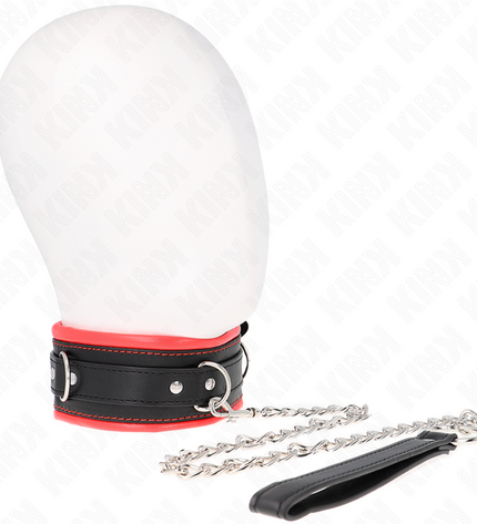 KINK - COLLIER LOURD AVEC CEINTURE 65 CM MODÈLE 3 RÉGLABLE 36,5-50 CM by KINK COLLAR & GAG