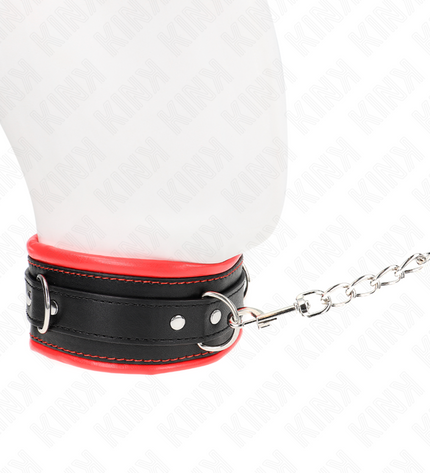 KINK - COLLIER LOURD AVEC CEINTURE 65 CM MODÈLE 3 RÉGLABLE 36,5-50 CM by KINK COLLAR & GAG