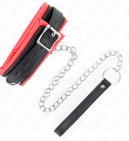 KINK - COLLIER LOURD AVEC CEINTURE 65 CM MODÈLE 3 RÉGLABLE 36,5-50 CM by KINK COLLAR & GAG