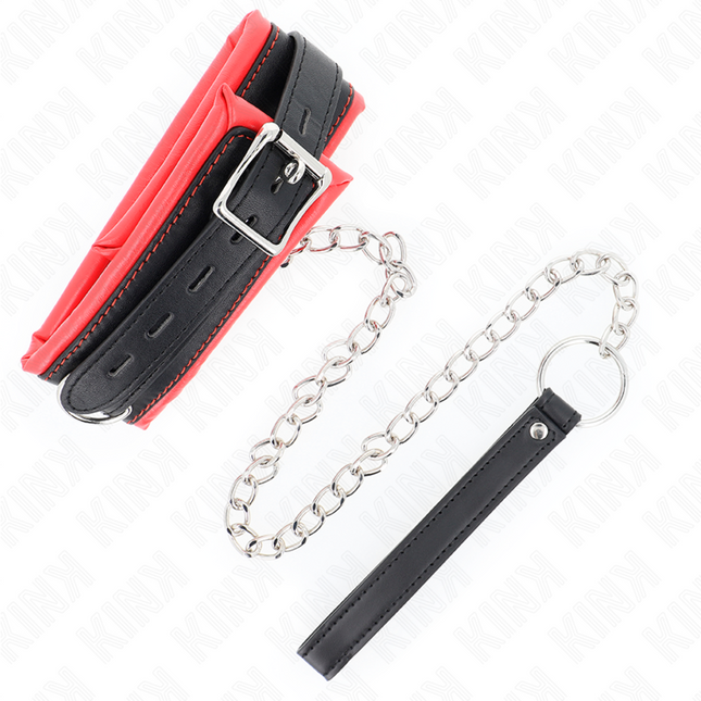 KINK - COLLIER LOURD AVEC CEINTURE 65 CM MODÈLE 3 RÉGLABLE 36,5-50 CM by KINK COLLAR & GAG