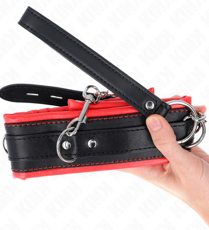 KINK - COLLIER LOURD AVEC CEINTURE 65 CM MODÈLE 3 RÉGLABLE 36,5-50 CM by KINK COLLAR & GAG