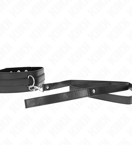 KINK - COLLIER AVEC CEINTURE 116 CM MODÈLE 1 RÉGLABLE 36-43 CM X 5 CM by KINK COLLAR & GAG