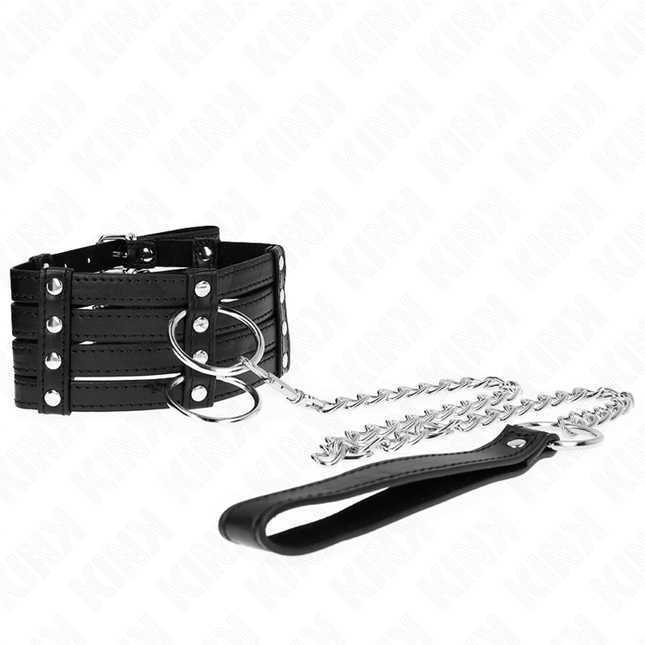 KINK - COLLIER AVEC CEINTURE 65 CM SUB STYLE AJUSTABLE 35-51 CM X 7 CM - Concombre Boutique