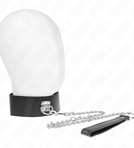 KINK - COLLIER MODÈLE BASIC AVEC LAISSE 65 CM MODÈLE 0 by KINK COLLAR & GAG